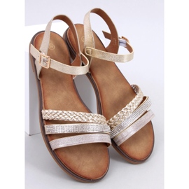 Pasini Gold Damensandalen golden 1