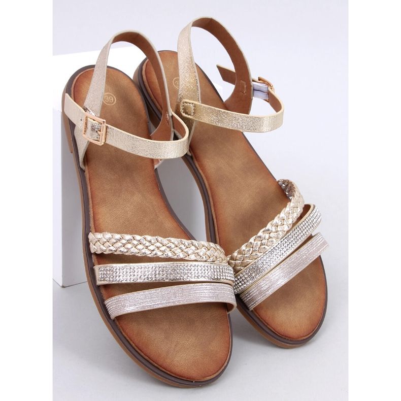 Pasini Gold Damensandalen golden 1