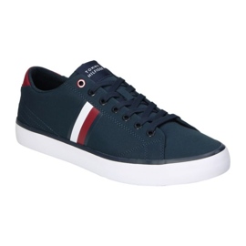 Tommy Hilfiger Vulc Low Stripes Mesh-Schuhe FM0FM04946 DW5 blau 1