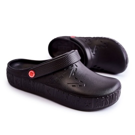 Herren leichte Hausschuhe Kroks Big Star II175001 Schwarz 4