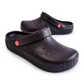 Herren leichte Hausschuhe Kroks Big Star II175001 Schwarz 1