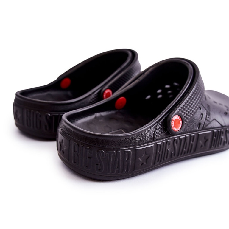 Herren leichte Hausschuhe Kroks Big Star II175001 Schwarz 2