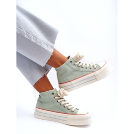 Seastar Damen-Plateau-Sneaker Mint Aineri grün 5