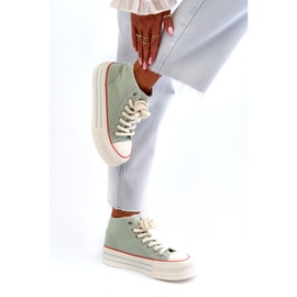 Seastar Damen-Plateau-Sneaker Mint Aineri grün 4