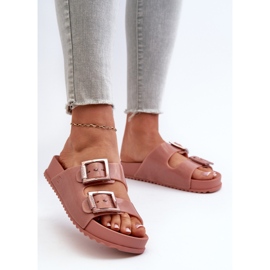 Glatte Damen-Flip-Flops ZAXY HH285156 Dirty Pink rosa 1