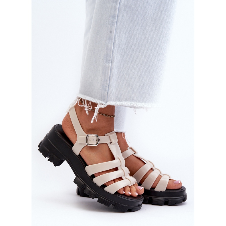 Duftende ZAXY Damensandalen NN285040 Hellbeige 2