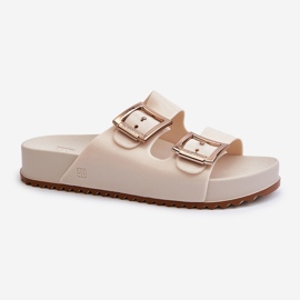 Damen Smooth Slides ZAXY NN285058 Hellbeige 1