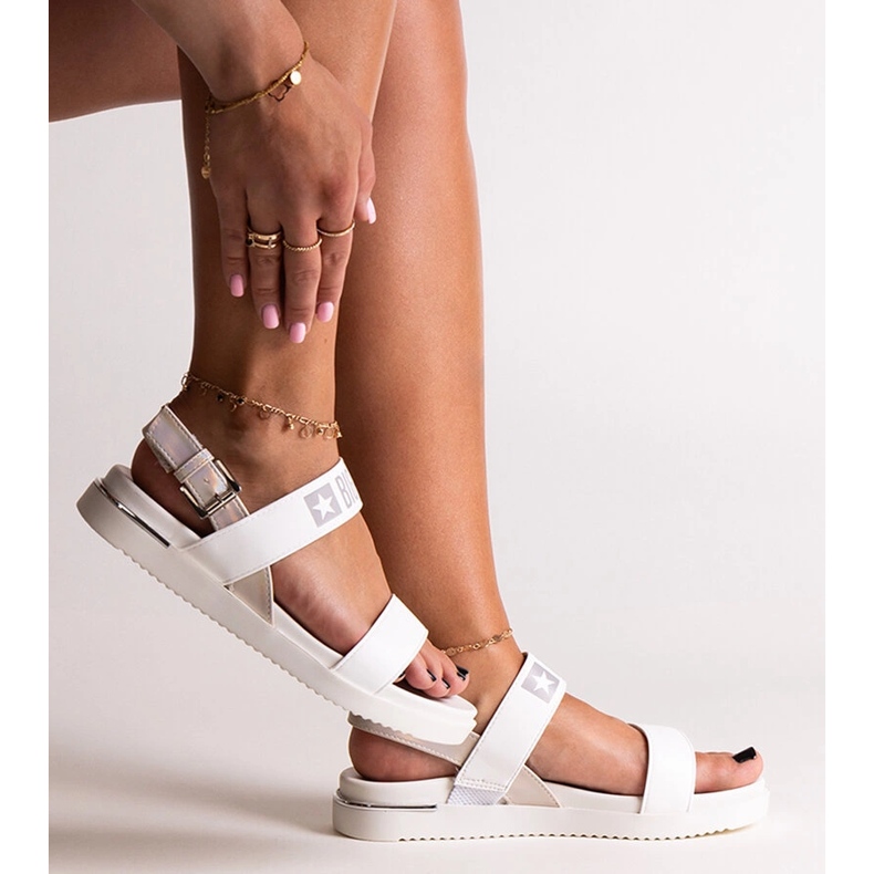 Weiße Sportsandalen Big Star LL274939 1