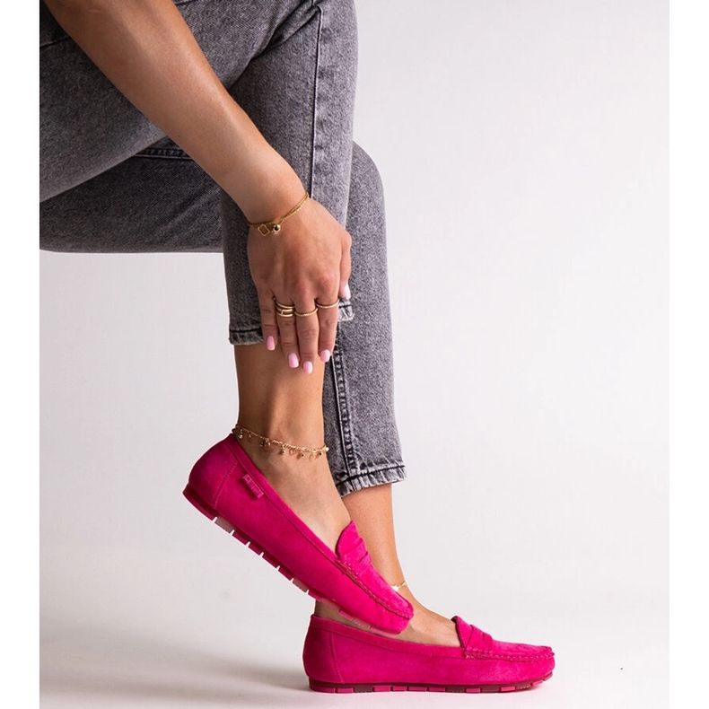 Dunkelrosa Big Star Mokassins NN274934 1