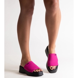 Rosa Flip-Flops auf der Plattform Big Star NN274026 2