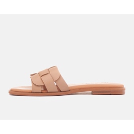 Marco Shoes Alba-Flip-Flops beige 1