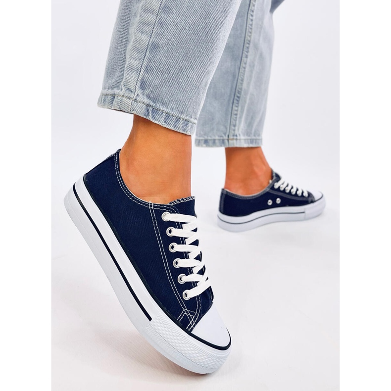 Klassische Damenturnschuhe Fargis D.BLUE blau 2