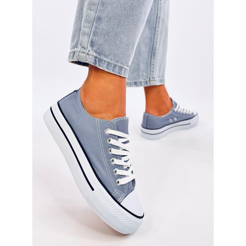 Klassische Damenturnschuhe Fargis L.BLUE blau 2