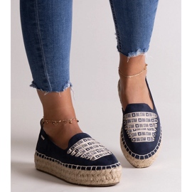 Marineblaue Espadrilles Big Star JJ274889 1