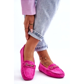 Confly Klassische Wildleder-Loafer für Damen in Rosa 4