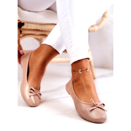 Evento Klassische Ballerinas für Damen, profilierte Innensohle, Rosa 3