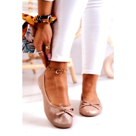 Evento Klassische Ballerinas für Damen, profilierte Innensohle, Rosa 1