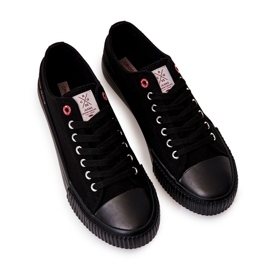 Klassische Herren Sneakers Cross Jeans JJ1R4032C Schwarz 3