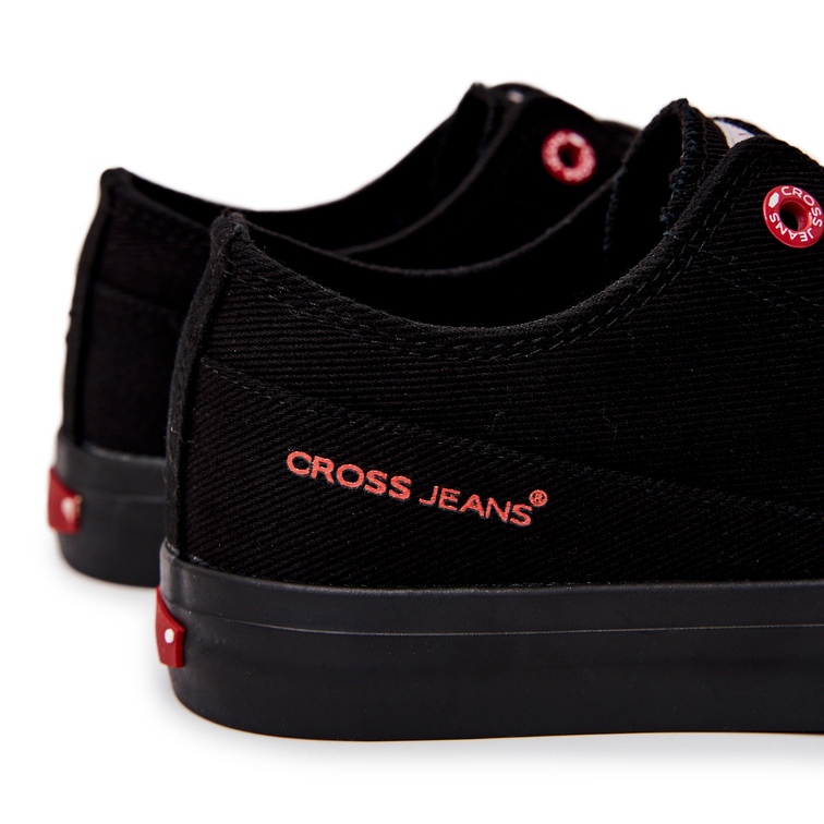 Klassische Herren Sneakers Cross Jeans JJ1R4032C Schwarz 1