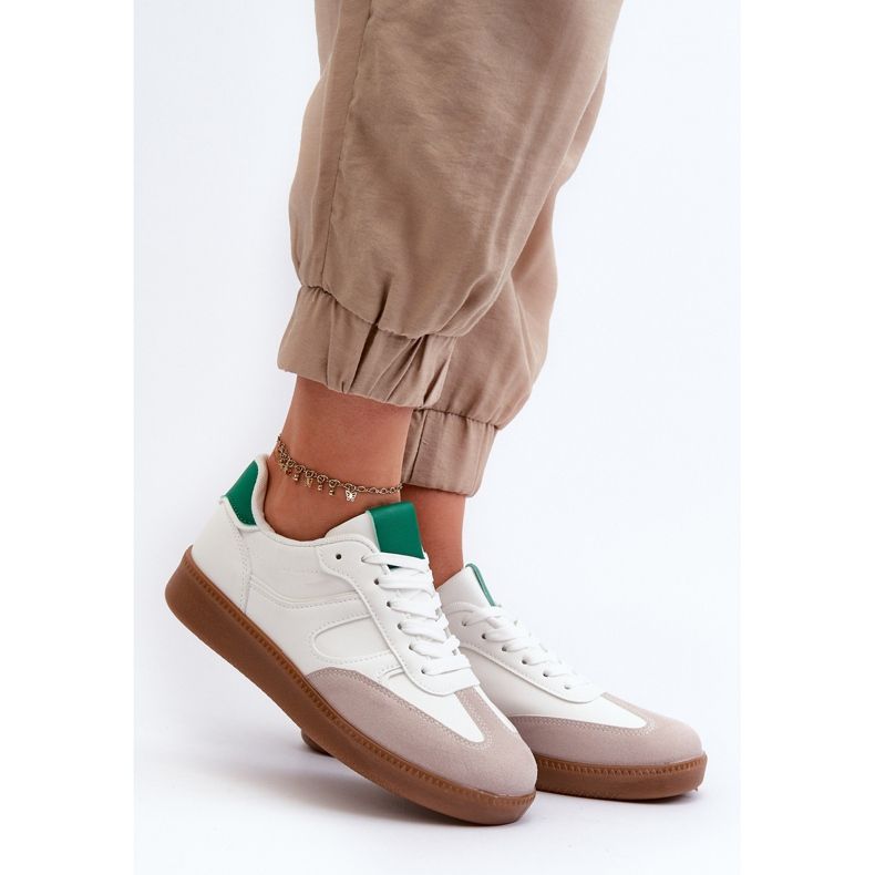 Niedrige Sport-Sneaker für Damen, Weiß Uvetta 2