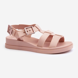 Duftende glatte Damensandalen ZAXY NN285006 Hellrosa 2