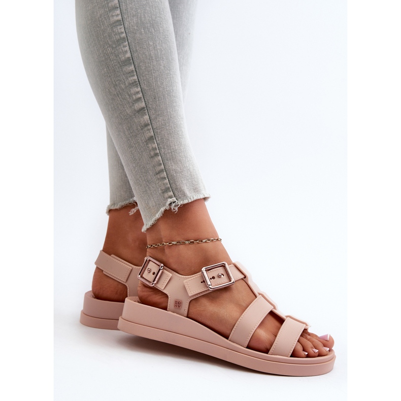 Duftende glatte Damensandalen ZAXY NN285006 Hellrosa 1