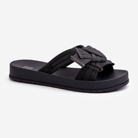 Duftende Damen-Flip-Flops mit flacher Sohle ZAXY LL285096 Schwarz 1