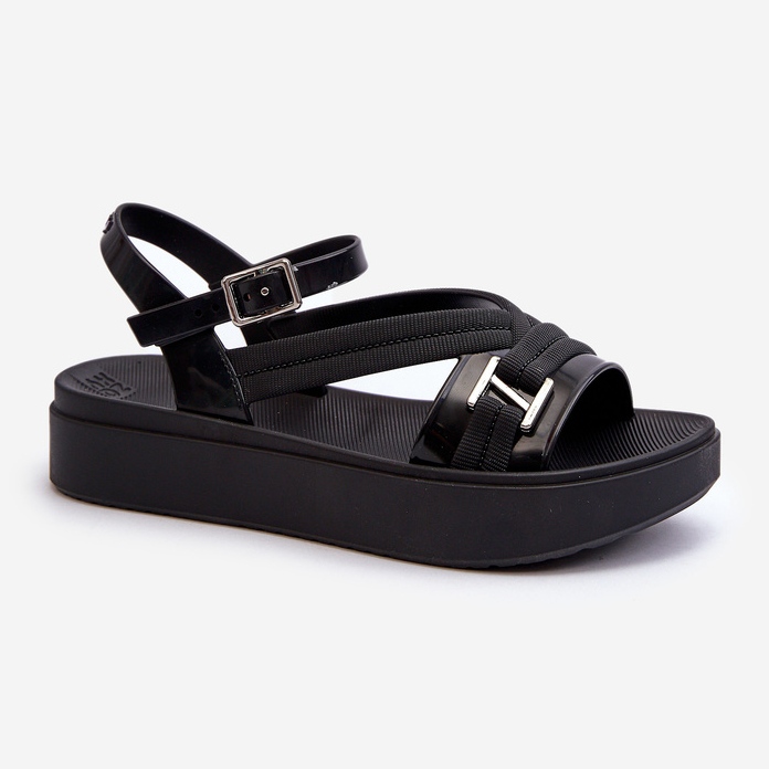 Duftende Damen-Plateausandalen ZAXY LL285064 Schwarz 1