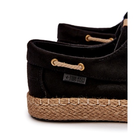 Herren-Schnür-Espadrilles Big Star NN174051 Schwarz 1