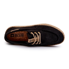 Herren-Schnür-Espadrilles Big Star NN174051 Schwarz 2