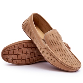 Klassische Wildleder-Loafer für Herren Beige Felixo 4