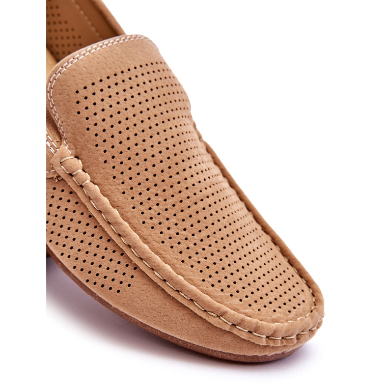 Klassische Wildleder-Loafer für Herren Beige Felixo 3