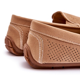 Klassische Wildleder-Loafer für Herren Beige Felixo 2