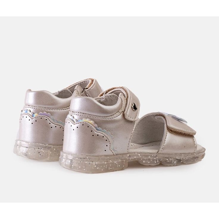 EVento Silberne Kindersandalen von Bousquet silber- 1