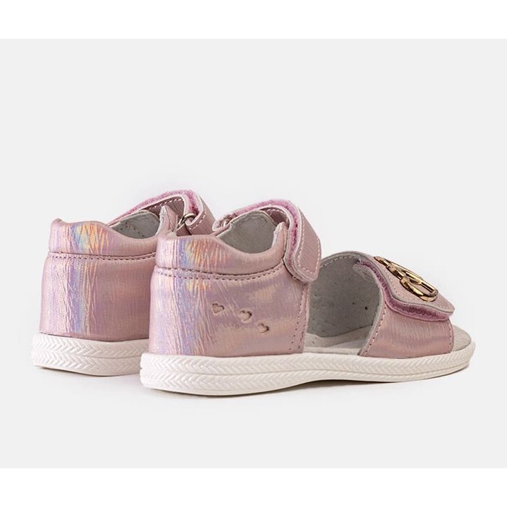 Miss Rosa Kindersandalen mit Minka-Ledereinsatz 1