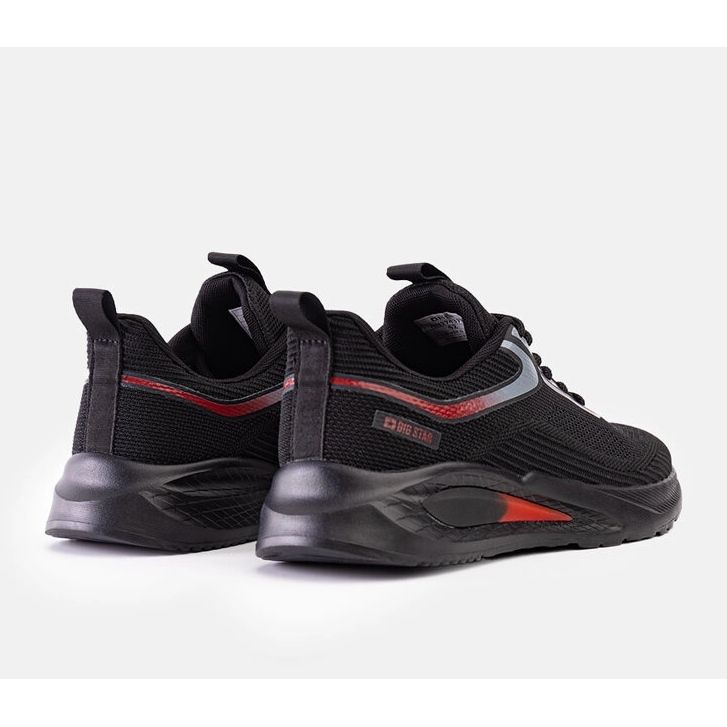 Schwarze Herren-Sneaker Big Star NN174373 1