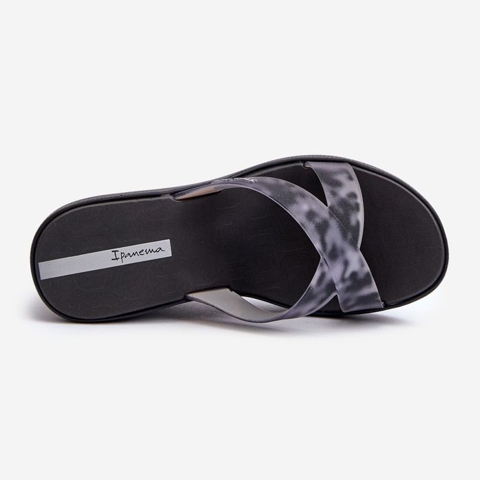 Damen Wedge Flip Flops 83520 Ipanema High Fashion Slide Fem Schwarz 1
