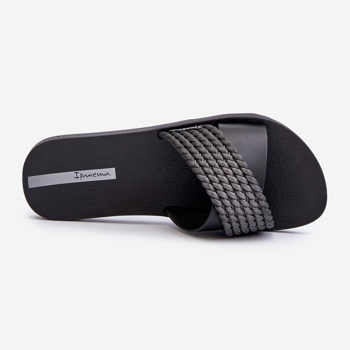 Flache Damen-Flip-Flops 83244 Ipanema Street Ii Fem Schwarz 1