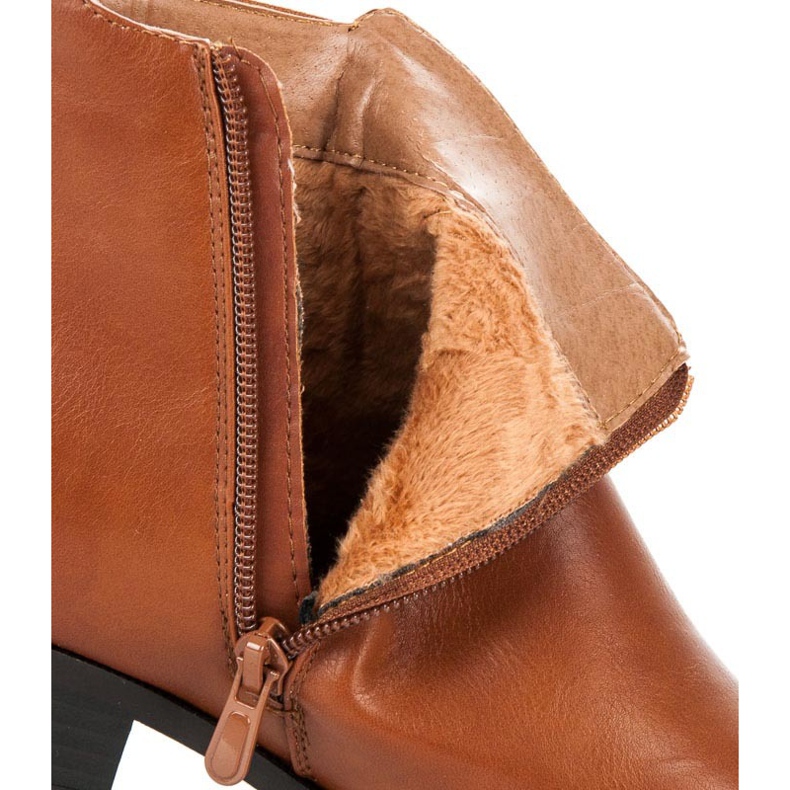 Vices New Collection Kamel niedrige Stiefel braun 1