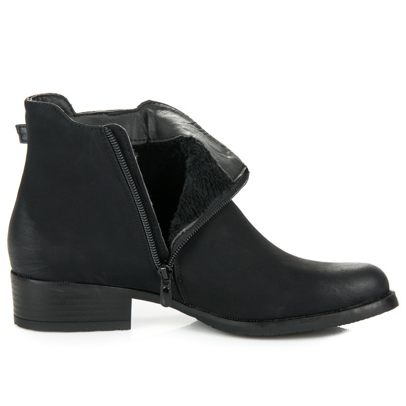 Vices New Collection Schwarze niedrige Stiefel 1