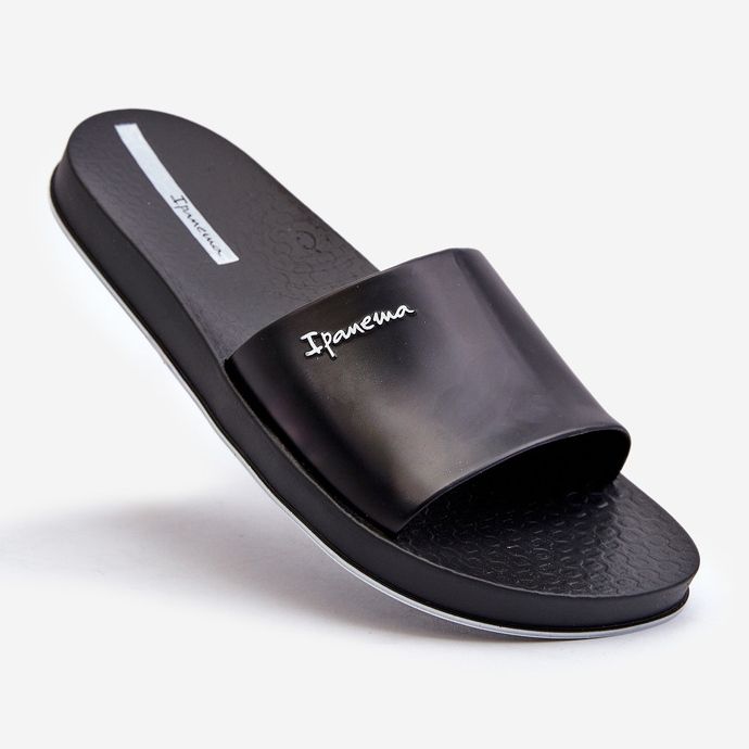 Herren Gummi-Flip-Flops 82832 Ipanema Slide Unisex Schwarz 1