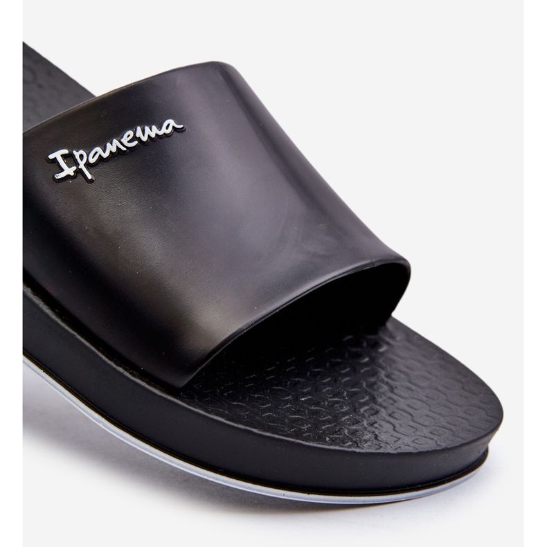 Herren Gummi-Flip-Flops 82832 Ipanema Slide Unisex Schwarz 2