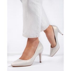Weiße Stiletto-Pumps von Sergio Leone 3