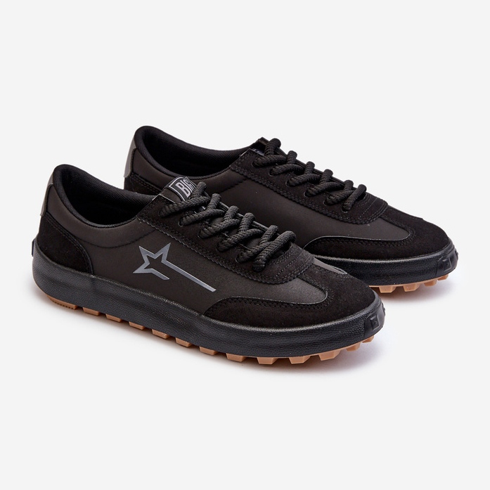 Niedrige Herren-Sportschuhe Big Star NN174118 Schwarz 1