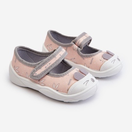 Befado Rabbit Ballerina Hausschuhe 209P036 Pfirsich orange 1