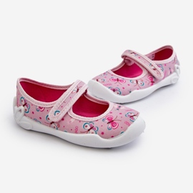 Befado Kinder-Schmetterlings-Ballerina-Hausschuhe, 114 x 523 cm, Rosa 1