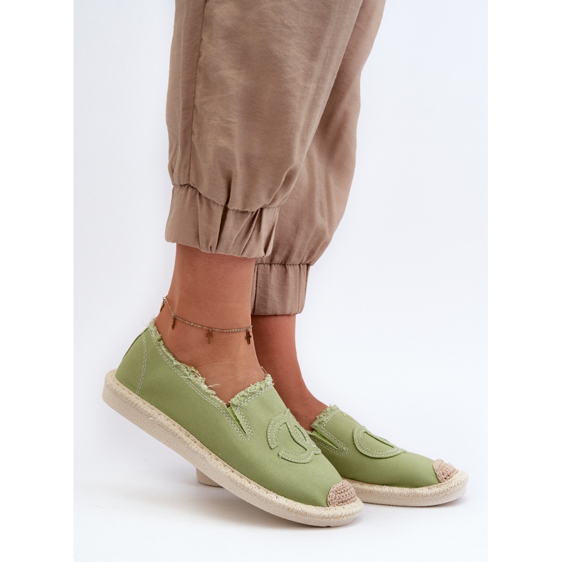 Klassische Damen-Espadrilles Green Flaure grün 2