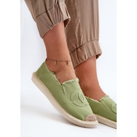 Klassische Damen-Espadrilles Green Flaure grün 1