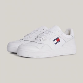 Tommy Hilfiger Retro Basket Ess M Schuhe EM0EM01395YBR weiß 1