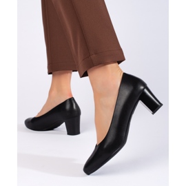 Sergio Leone Elegante schwarze Damenpumps 2